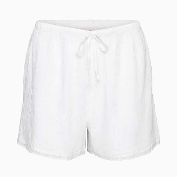 ARITZIA Wilfred Joyride Lace-hem Shorts - Picture 4 of 7